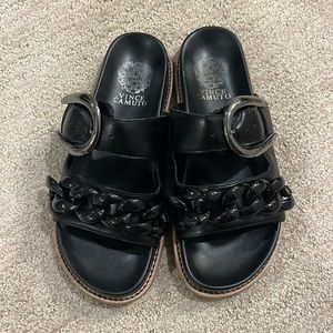 Vince Camuto black sandals